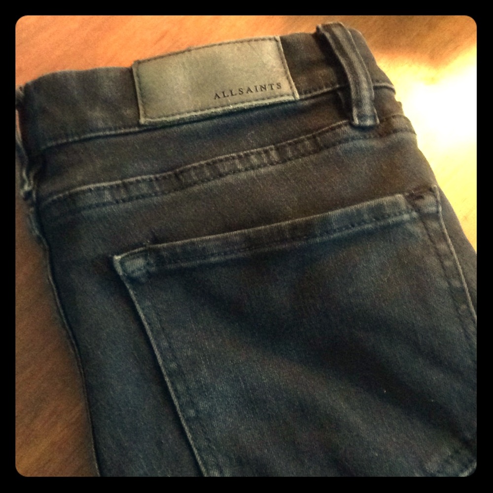 All Saints Grace Black Jeans